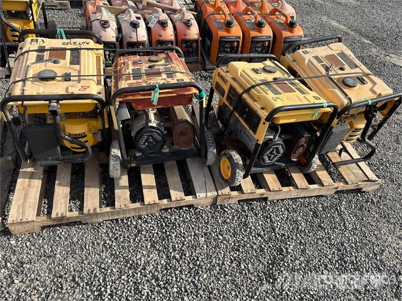 DeWalt of (4) Dewalt DXGNR6500 6500 kW Portable Generator Other Generators