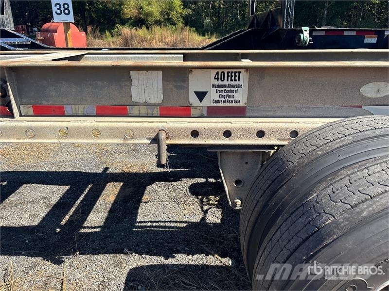 Diamond T/A Extendable 40'-53' Container Trailer 컨테이너 트레일러