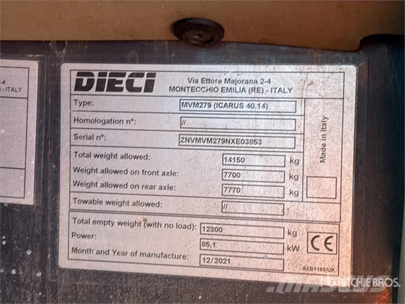 Dieci Icarus 40.14 Telehandler Телескопични товарачи