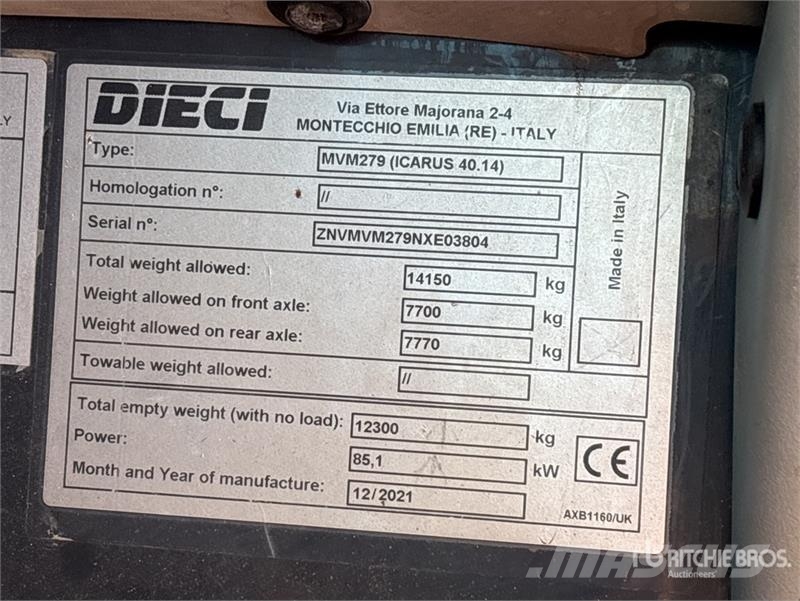 Dieci Icarus 40.14 Telehandler Телескопични товарачи