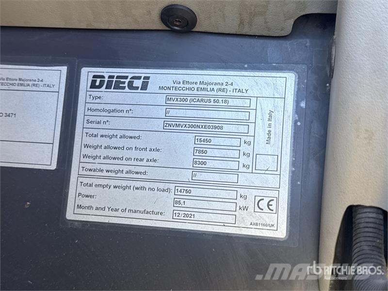Dieci Icarus 50.18 Telehandler Телескопични товарачи