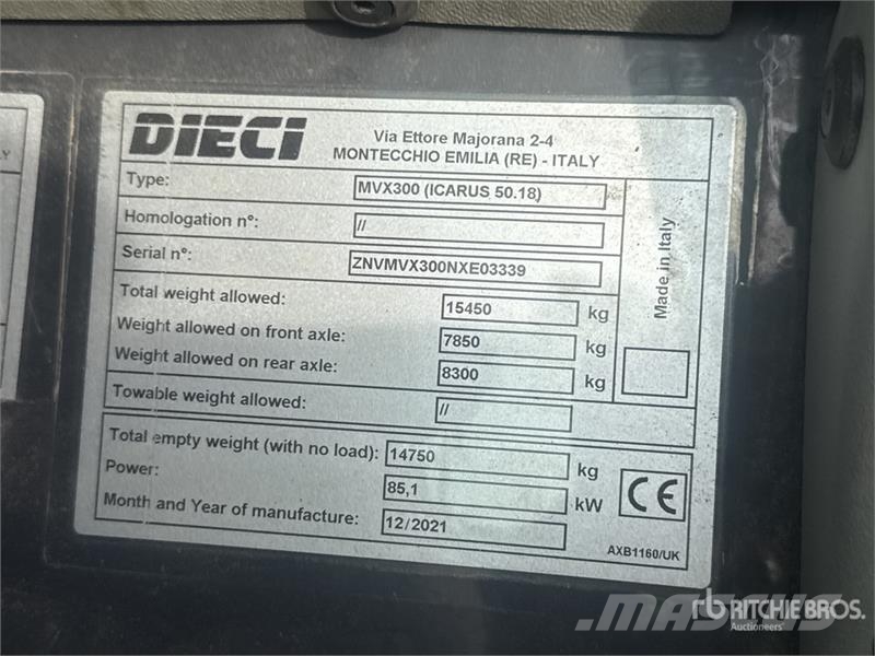 Dieci Icarus 50.18 Telehandler Телескопични товарачи