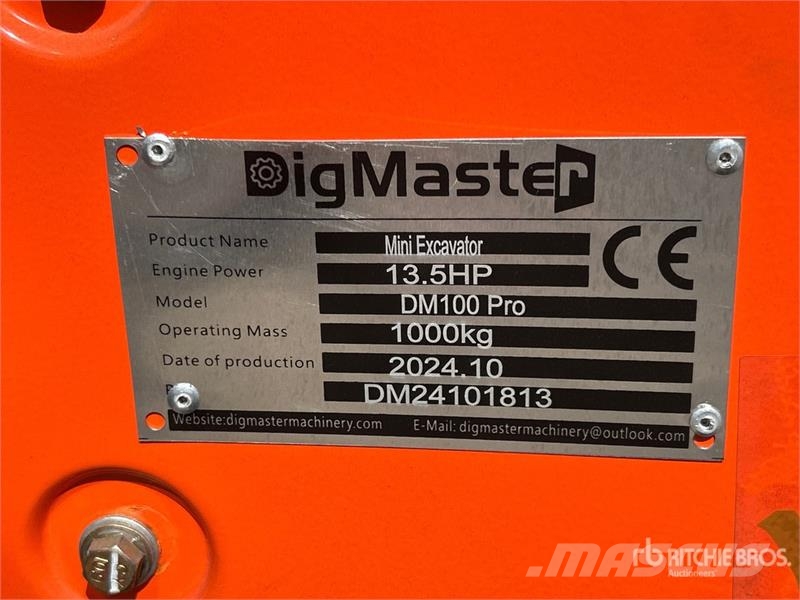  Dig Master DM100 Mini Excavator Miniescavadeiras < 7t (Mini escavadeiras)