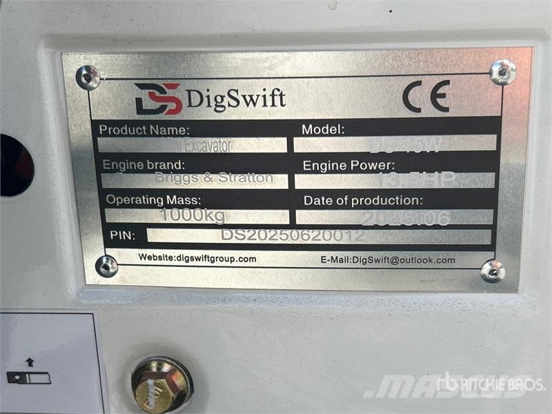Dig Swift DS-15 Mini Excavator (Unused) Mini ekskavatori < 7 t