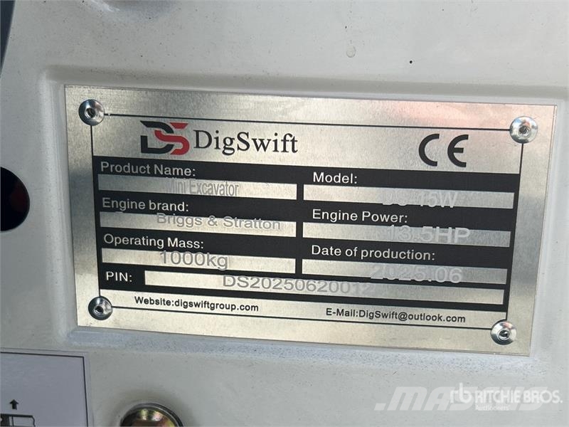 Dig Swift DS-15 Mini Excavator (Unused) Mini ekskavatori < 7 t