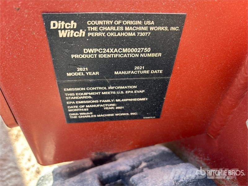 Ditch Witch C24X Freze za kopanje jarkov Trenčerji