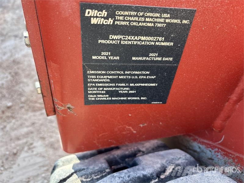 Ditch Witch C24X Freze za kopanje jarkov Trenčerji