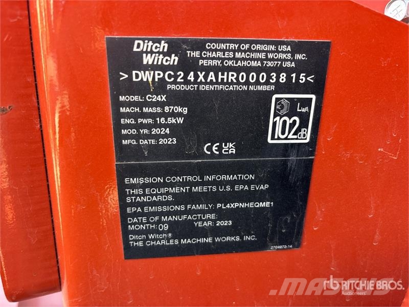 Ditch Witch C24X Trenchers