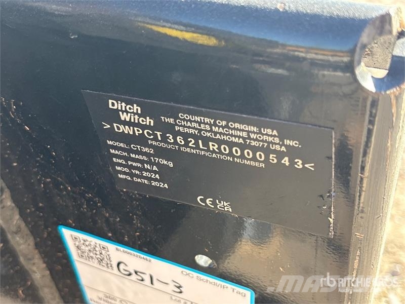 Ditch Witch CT362 24 in Mini Skid Steer Trencher Trenchers