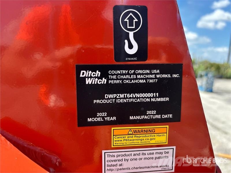 Ditch Witch MT164 Skid Steer Trencher 掘溝機