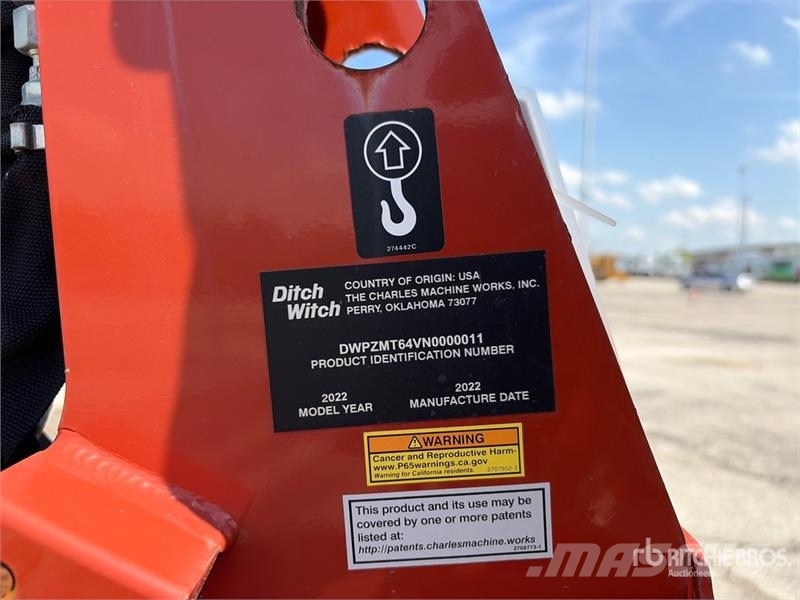 Ditch Witch MT164 Skid Steer Trencher Kanal kazma makinasi