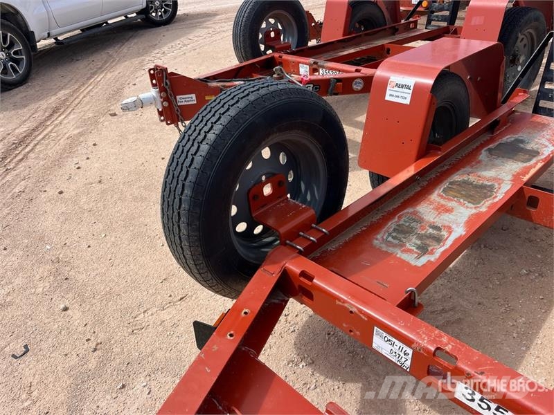 Ditch Witch S3C 70 ft S/A Trencher Trailer Низкорамные прицепы