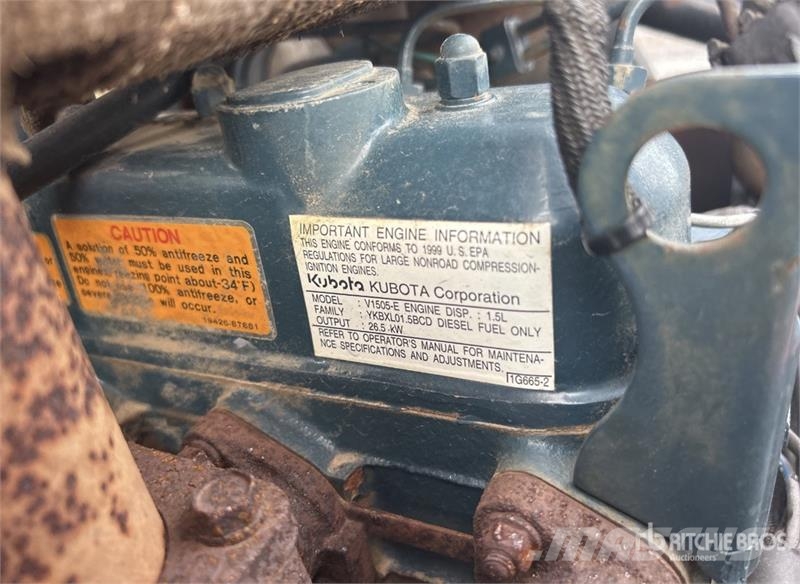 Ditch Witch XT850 Tracked Backhoe Loader Graaf-laadcombinaties