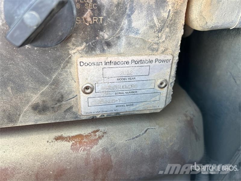 Doosan C185WKUB-T4I 185 cfm Mobile Air Compressor Compressors
