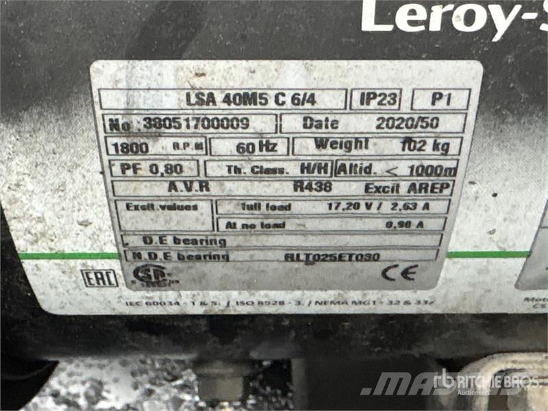 Doosan G25WMI2AT4I Mobile Generator Set (Inoperable) Geradores a diesel