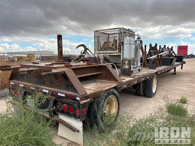 Doosan Specialized Trailer T/A Lowboy Trailer Низкорамные прицепы