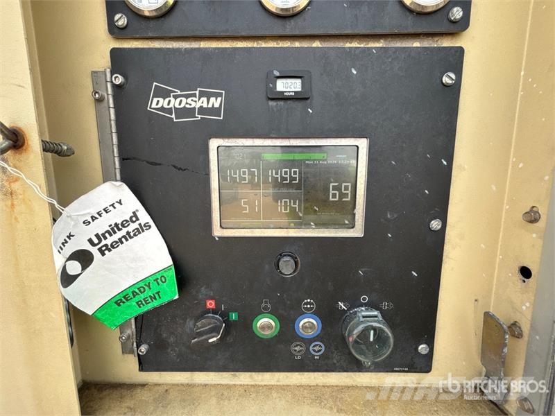 Doosan XP825/HP750WCU Mobile Air Compressor Kompresory