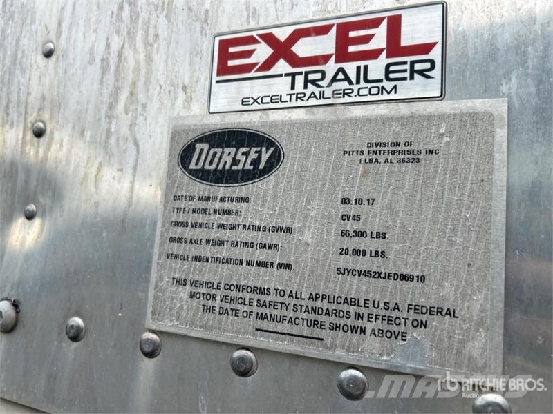 Dorsey 45 ft T/A Chip Trailer Anhænger til Flis