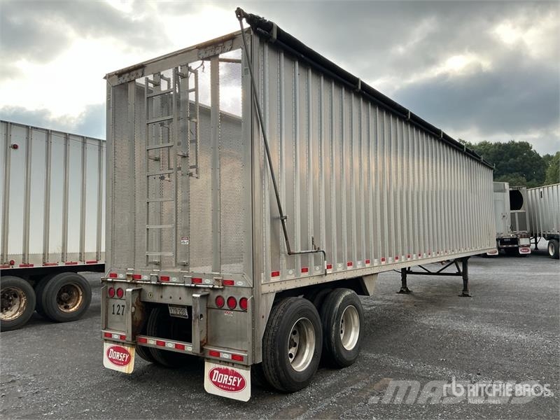 Dorsey CV45 45 ft T/A Chip Trailer Remolques volquete para virutas de madera