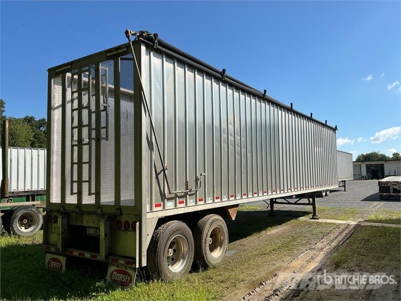 Dorsey CV45 45 ft T/A Chip Trailer Hout transporter