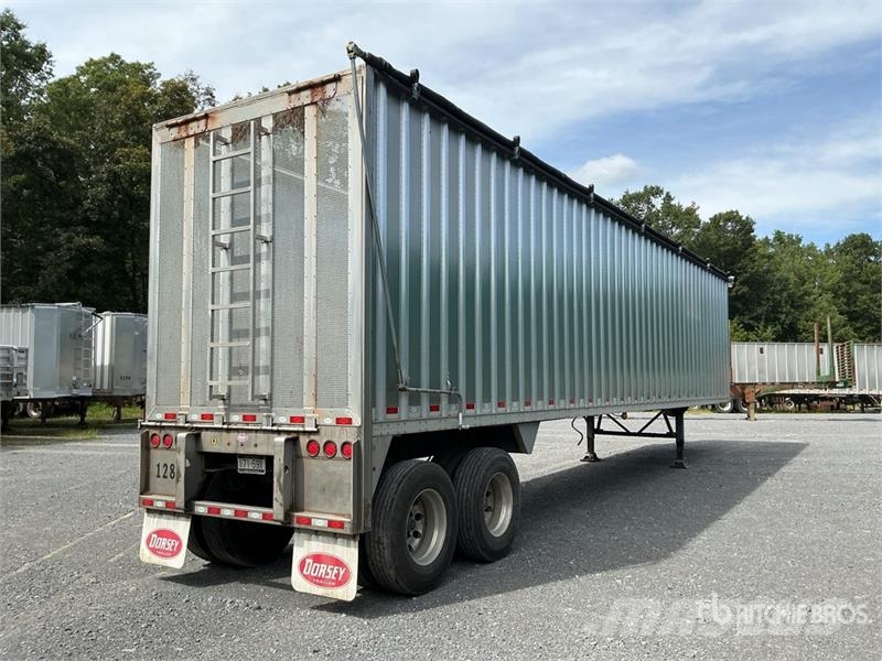 Dorsey CV45 45 ft x 96 in T/A Open-Top 45 ft T/A Chip Tra 우드칩 트레일러