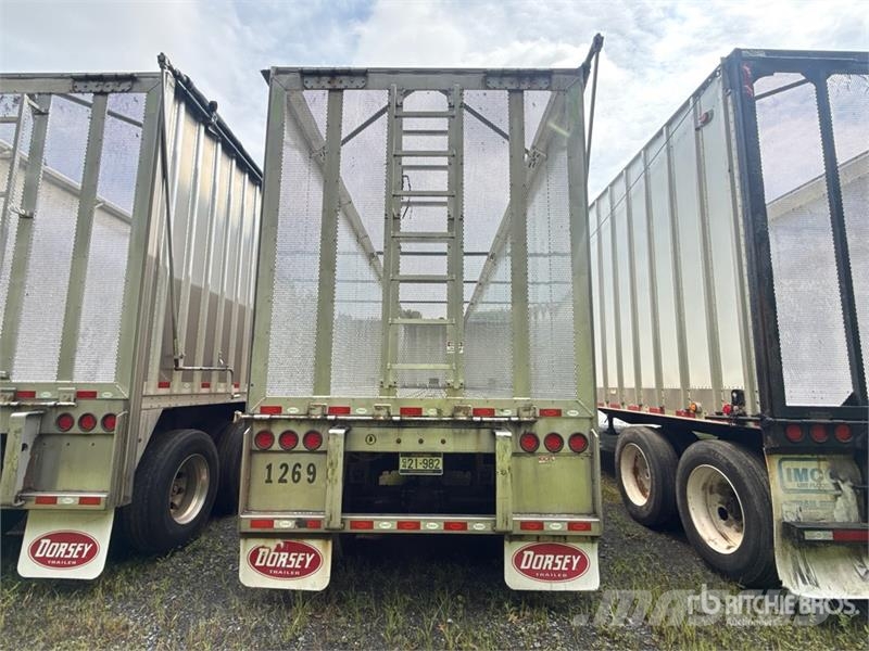 Dorsey CV45 45 ft x 96 in T/A Open-Top 45 ft T/A Chip Tra Ρυμούλκες θρυμματισμένης ξυλείας