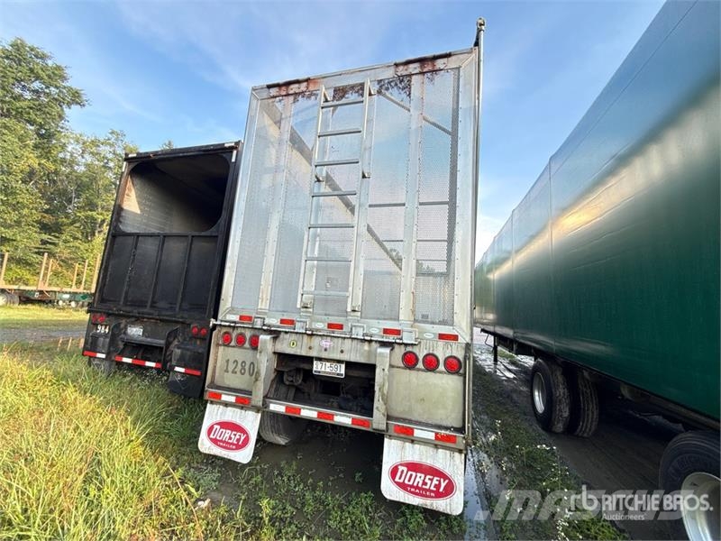 Dorsey CV45 45 ft x 96 in T/A Open-Top 45 ft T/A Chip Tra 우드칩 트레일러