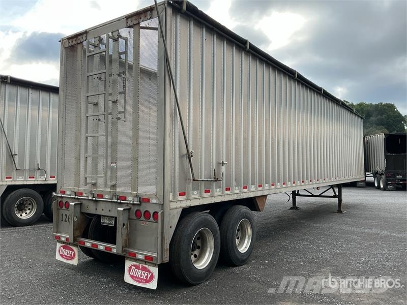 Dorsey CV45 45 ft x 96 in T/A Open-Top Chip Trailer Anhænger til Flis