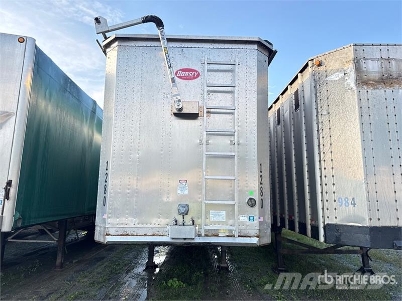 Dorsey CV45 45 ft x 96 in T/A Open-Top 45 ft T/A Chip Tra 우드칩 트레일러