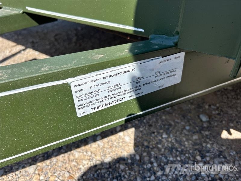 Double A 8316T 16 ft T/A Utility Trailer Druge prikolice