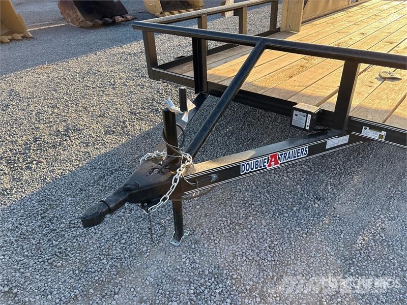 Double A 8320T 20 ft T/A Utility Trailer (Unused) Citas piekabes