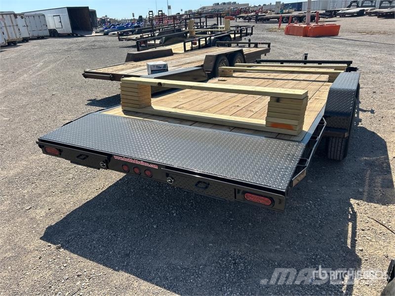 Double A 8320T52 20 ft T/A Equipment Trailer (Unus Járműszállító pótkocsik
