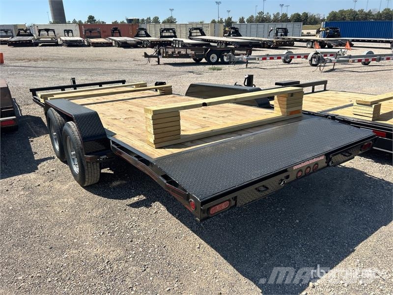 Double A 8320T52 20 ft T/A Equipment Trailer (Unus Járműszállító pótkocsik