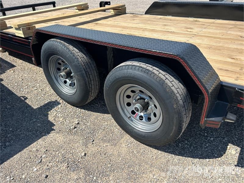 Double A 8320T52 20 ft T/A Equipment Trailer (Unus Járműszállító pótkocsik