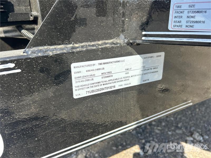 Double A 8320T7K 20 ft T/A Equipment Trailer Prikolice za prevoz vozil