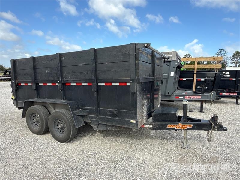 Down 2 Earth 11 ft T/A Dump Utility Trailer Bañeras