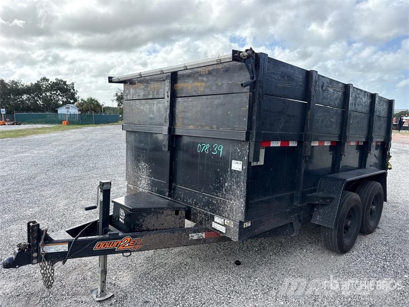 Down 2 Earth T/A Gooseneck Dump Utility Trailer Kiper prikolice
