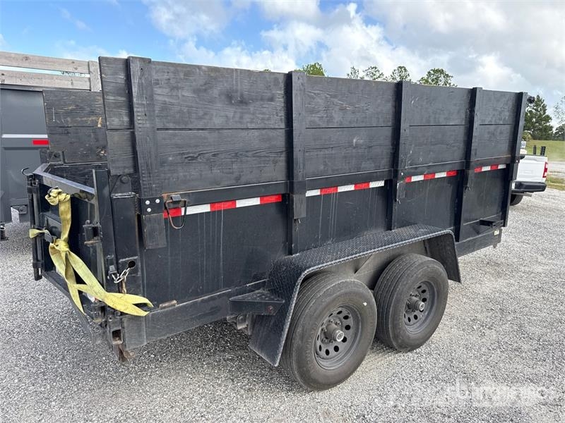 Down 2 Earth T/A Gooseneck Dump Utility Trailer Kiper prikolice