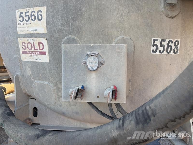 Dragon 150 BBL T/A Vacuum Tanker Trailer Reboques cisterna