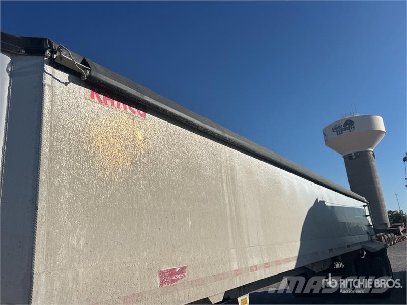 Dragon 39 ft T/A Aluminum Frameless End Dump Trailer (Ino Sklápěcí přívěsy