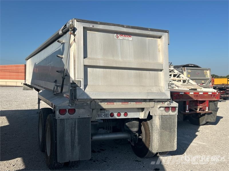 Dragon 39 ft T/A Aluminum Frameless End Dump Trailer (Ino Sklápěcí přívěsy