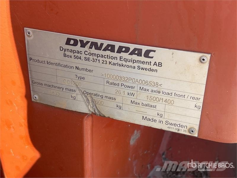 Dynapac CC1200 Double Drum Roller Cilindri compactori dubli