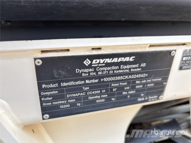 Dynapac CC4200 VI Double Drum Roller Valjci sa duplim bubnjem