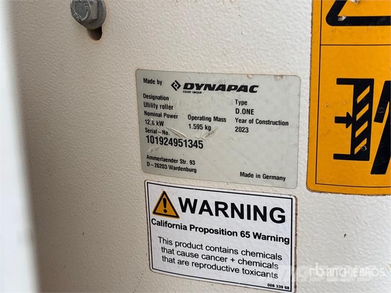 Dynapac D1 Trench Compactor ضاغطات التربة