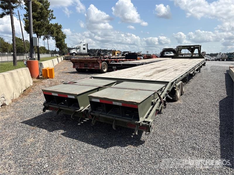 East Mfg Texas 40 ft T/A Gooseneck Equipment Trailer Remolques para transporte de vehículos