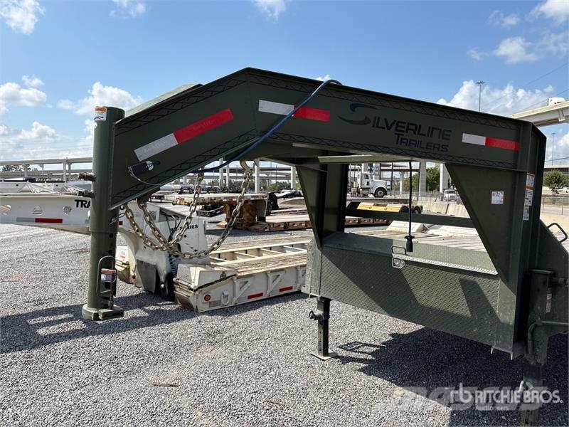 East Mfg Texas 40 ft T/A Gooseneck Equipment Trailer Remolques para transporte de vehículos
