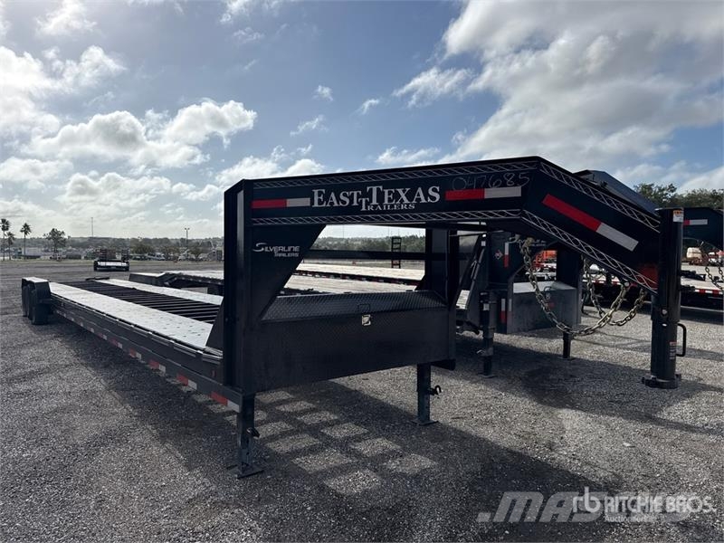 East Mfg Texas 44 ft Tri/A Gooseneck Equipment Trailer Auto pārvadāšanas treileri