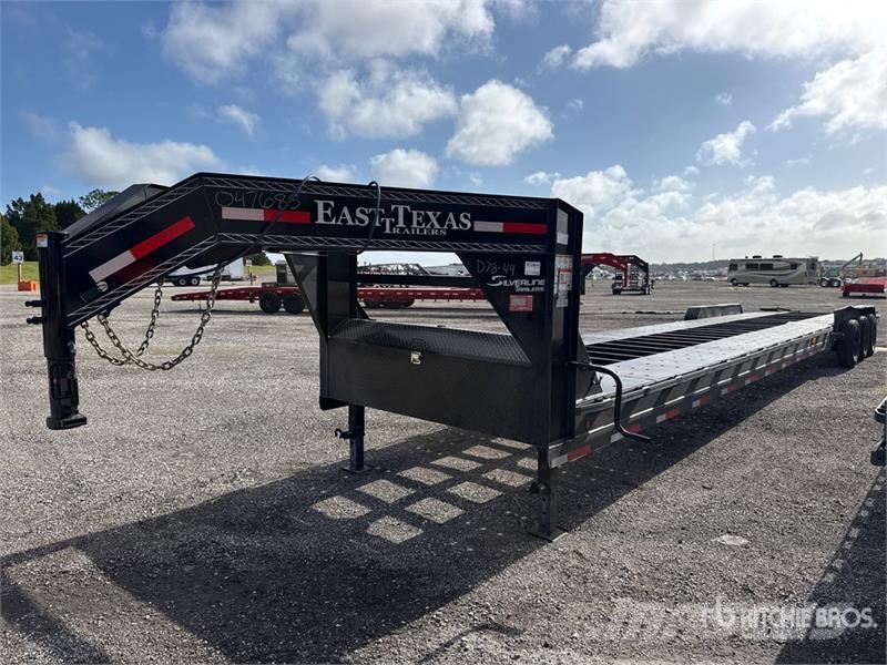 East Mfg Texas 44 ft Tri/A Gooseneck Equipment Trailer Auto pārvadāšanas treileri