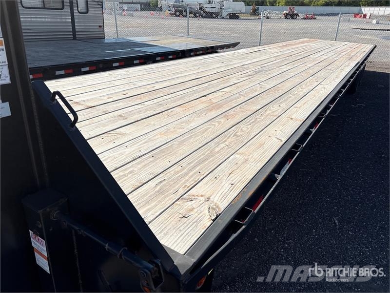 East Mfg Texas Trailers 40 ft T/A Gooseneck Flatbed Trailer 플랫베드/드롭사이드 트레일러