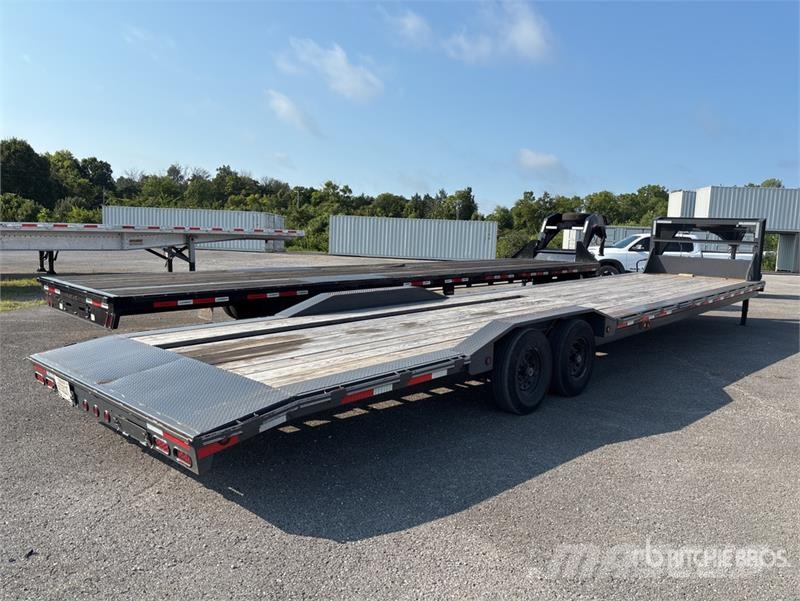 East Mfg Texas Trailers 40 ft T/A Gooseneck Equipment Trail Прицепы-Автовозы